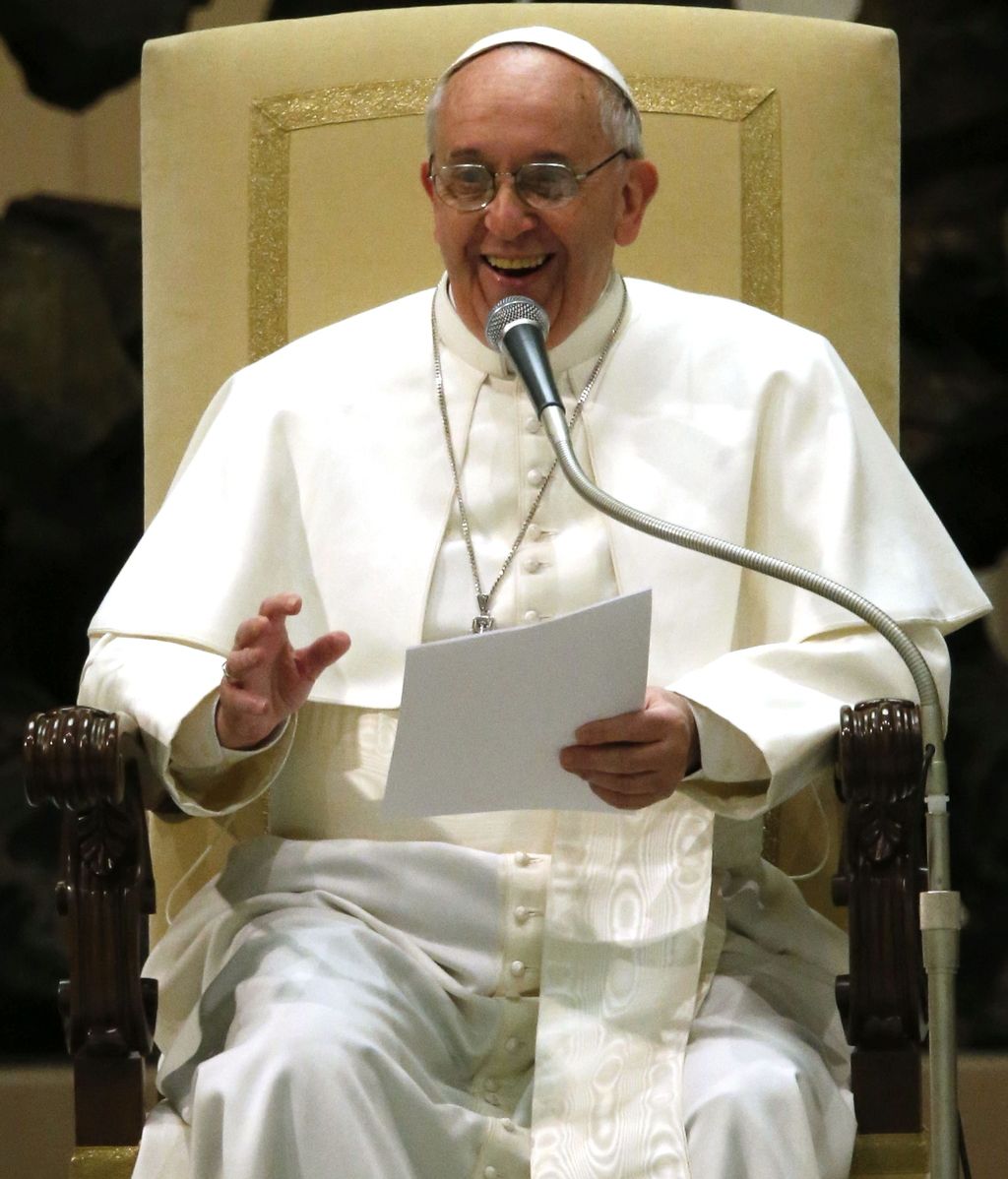 Encuentro de los periodistas con el Papa Francisco
