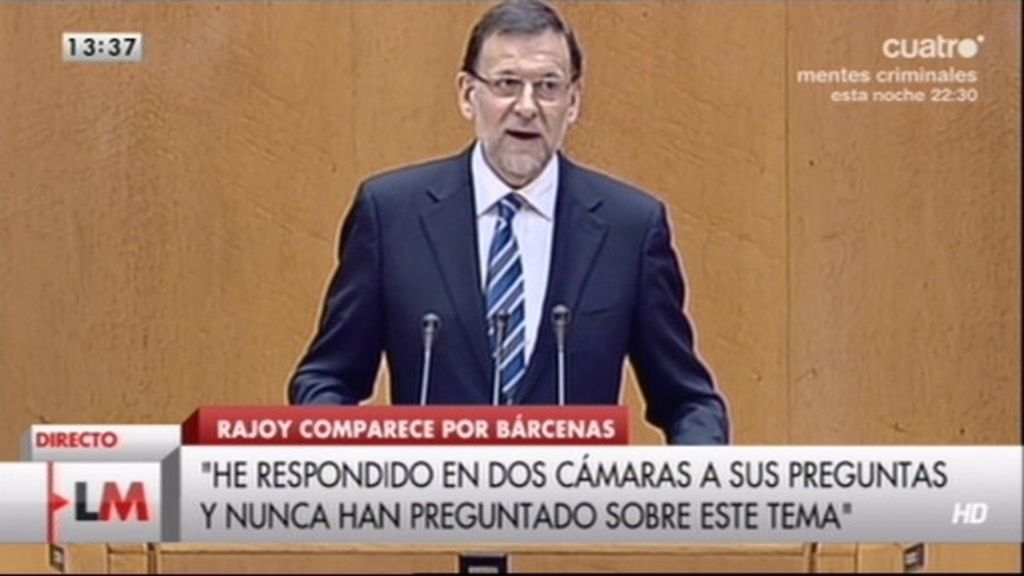 Mariano Rajoy: “No voy a dimitir”
