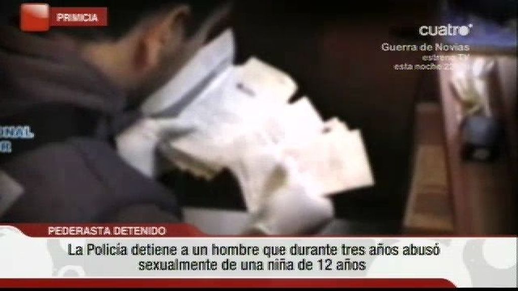 Detenido por abusar sexualmente de una niña de 12 años