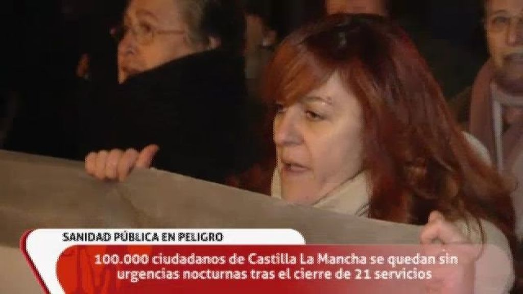 Más de 100.000 ciudadanos de Castilla la Mancha se quedan sin urgencias nocturnas