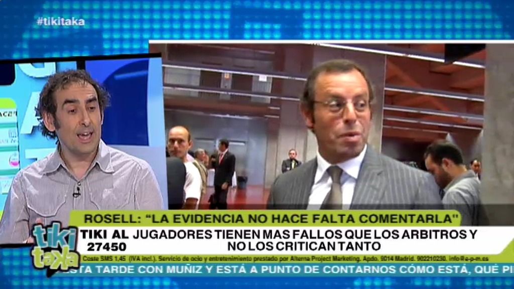 Iturralde, a Rosell: “Yo tampoco comentaré que es el peor presidente del Barcelona”