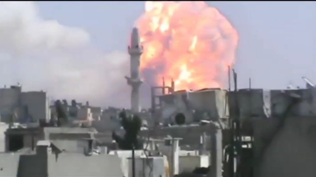 Al menos 40 muertos y 120 heridos al explotar un arsenal del ejército sirio en Homs
