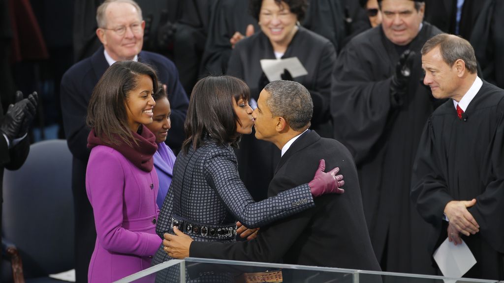 Los mejores momentos de los Obama durante la jura del cargo