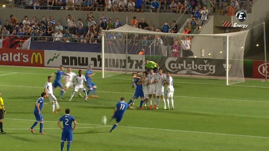 Gol: Italia 3 - 0 Israel (min. 54)