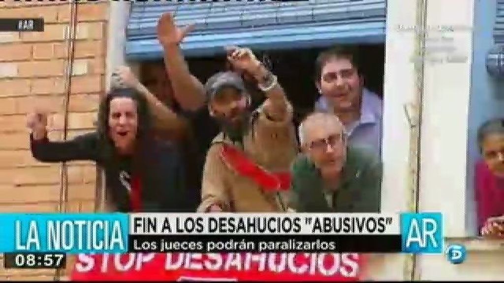 Los afectados por los desahucios celebran la decisión de la Unión Europea