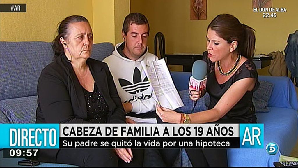 Samuel, cabeza de familia a los 19 años