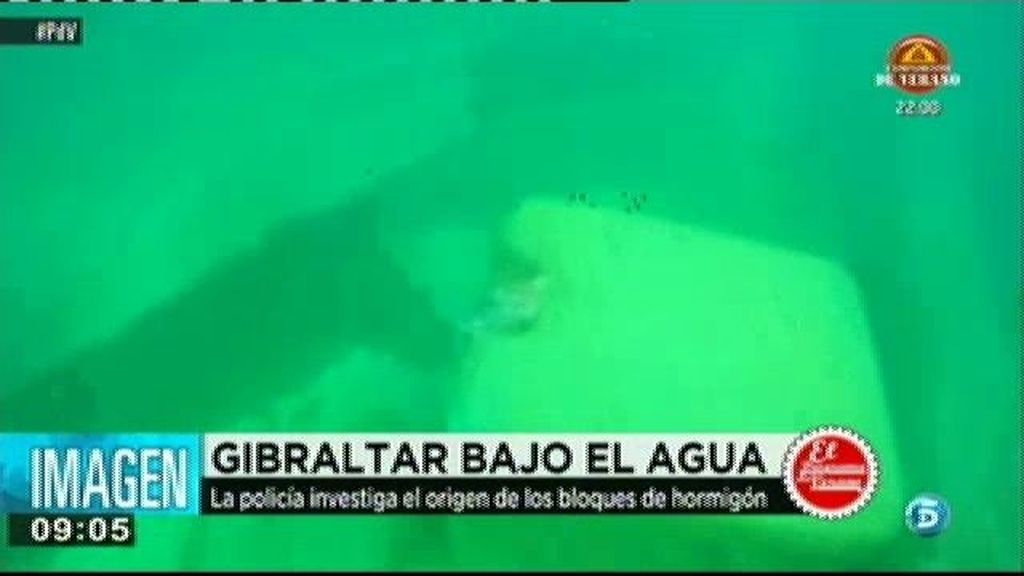 La policía investiga el origen de los bloques de hormigón