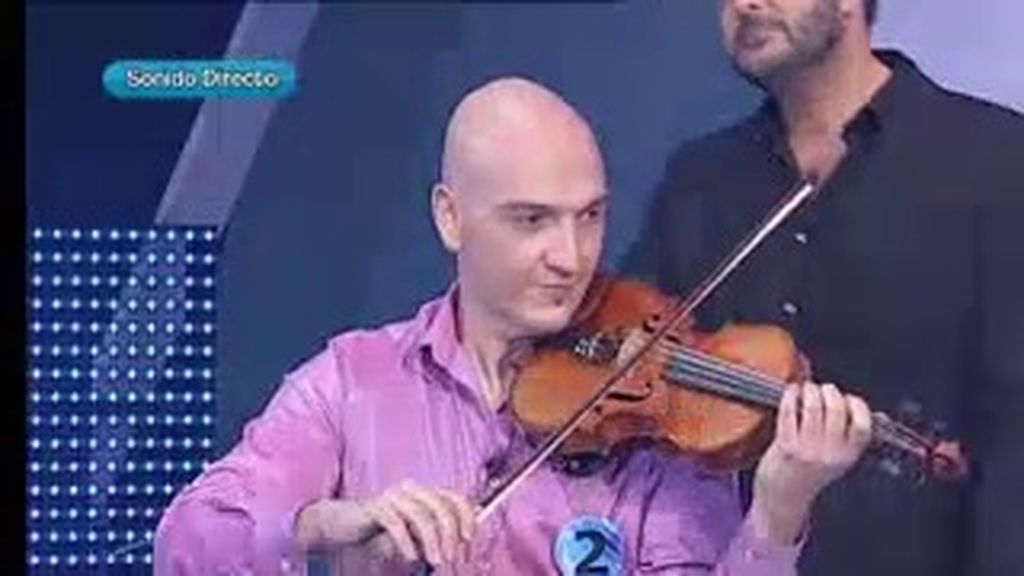 Un violinista en plató