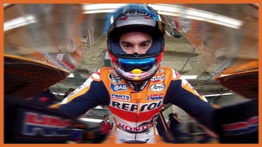 Pedrosa y Márquez dando gas con la 'cámara on board' en el circuito de Austin