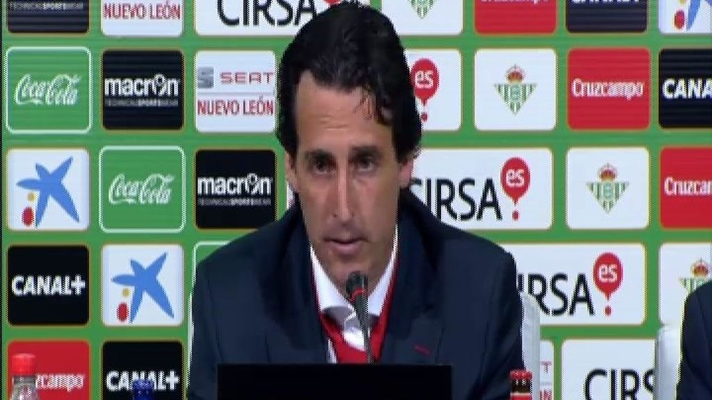 Unai Emery: "En una situación normal el partido hubiese sido nuestro" Unai Emery: "En una situación normal el partido hubiese sido nuestro"