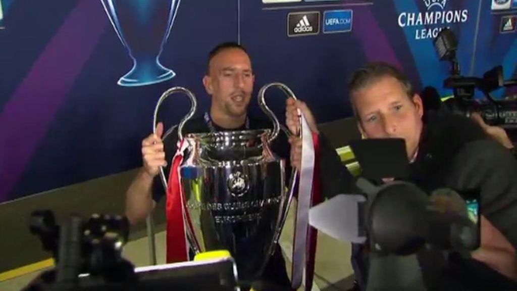 Franck Ribéry: "Estoy muy, muy feliz por todo el equipo"