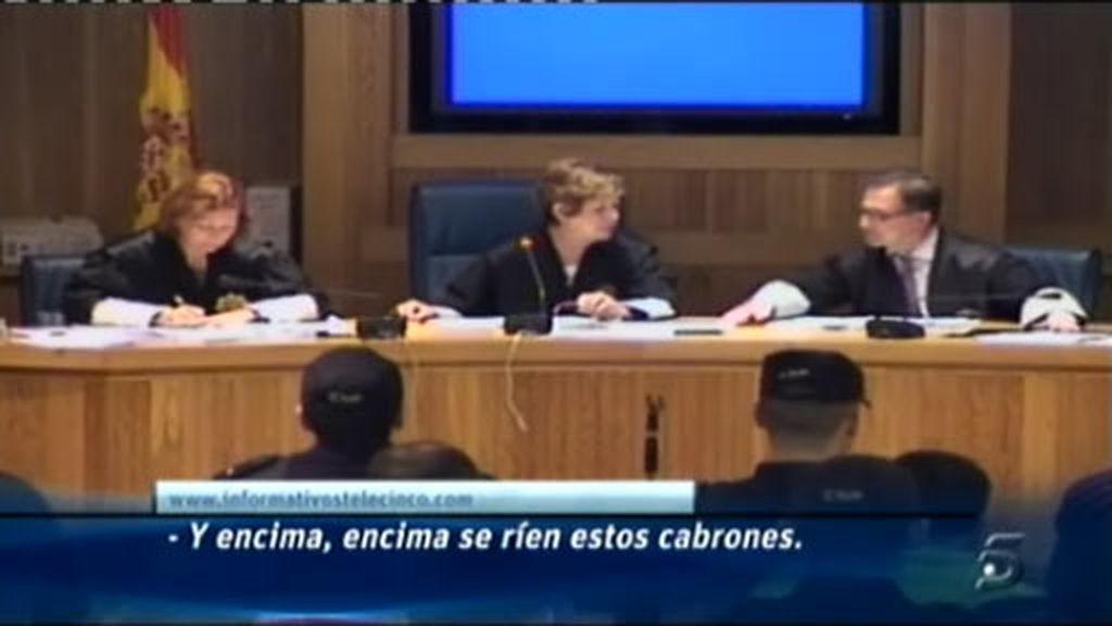 La jueza Ángela Murillo: "Y encima se ríen estos cabrones"