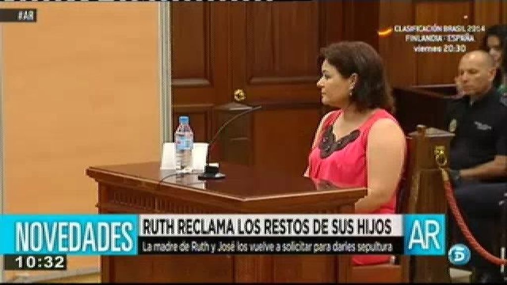 Ruth Ortiz reclama los restos de sus hijos