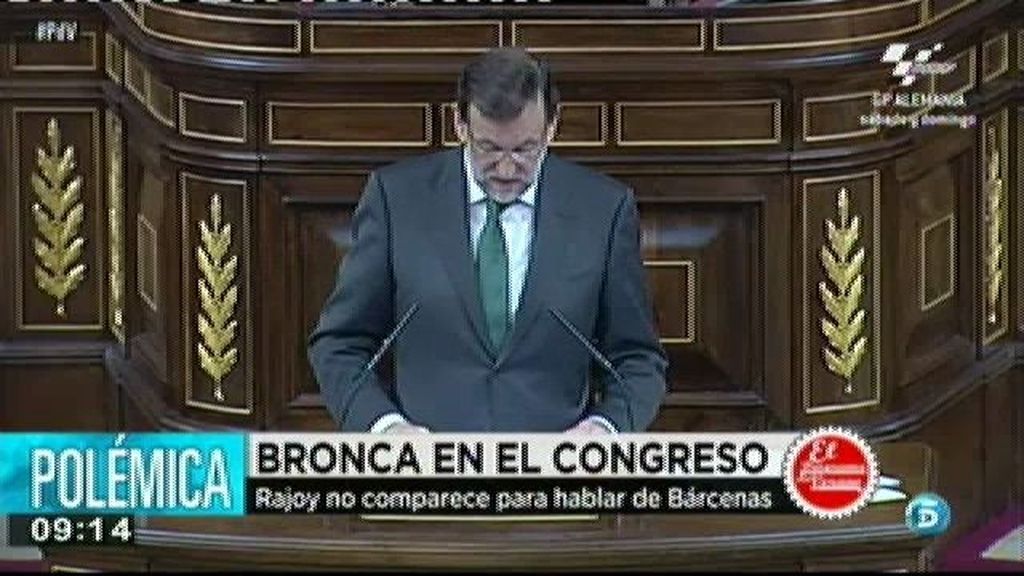 Rajoy no comparecerá en el Congreso hasta septiembre