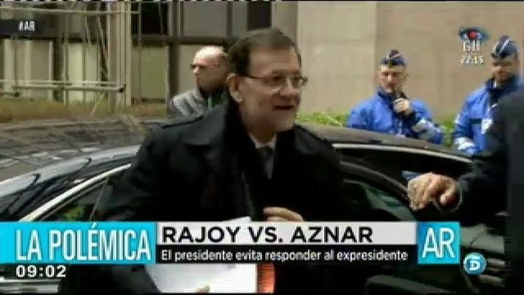 Mariano Rajoy evita responder sobre las declaraciones de Aznar