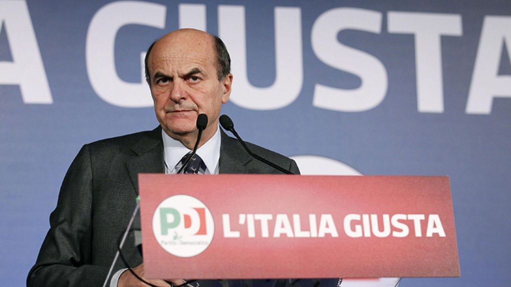 Bersani: "La campana que ha sonado en Italia también suena en toda Europa"