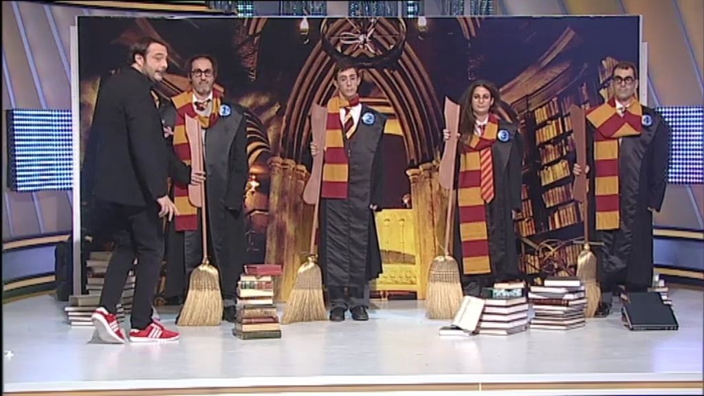 ¿Quién estuvo rodando en Hogwarts?