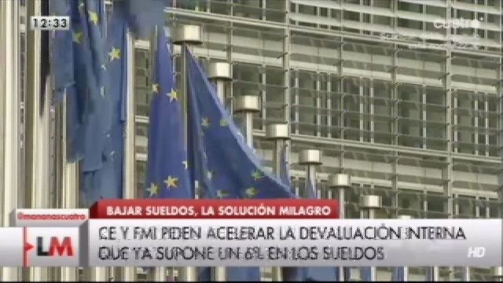 El FMI pide ahora que nos bajemos 10% el sueldo