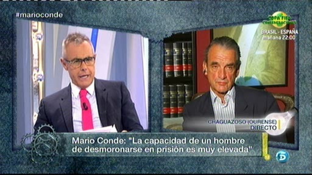 Mario Conde, sobre el juez del caso Blesa: "Los jueces tienen que hablar en autos"