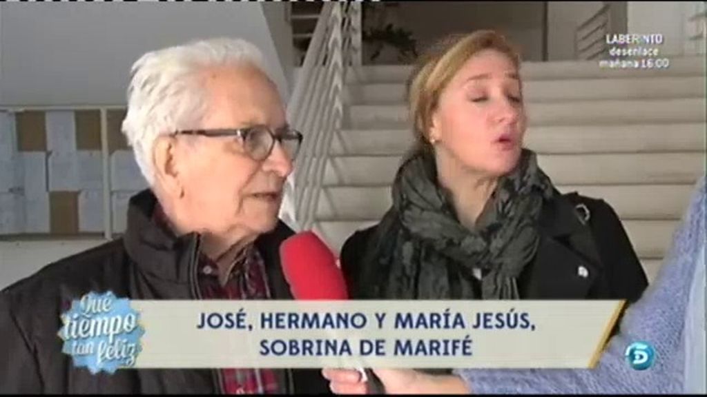 José, hermano de Marifé: “Para nosotros lo era todo”