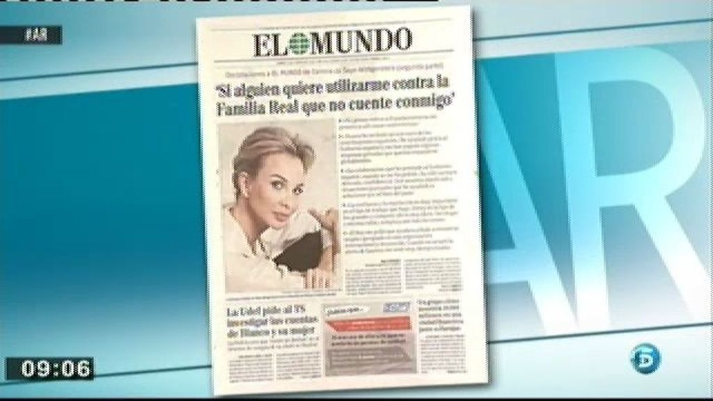 Corinna: "Si alguien quiere utilizarme contra la Familia Real que no cuente conmigo"