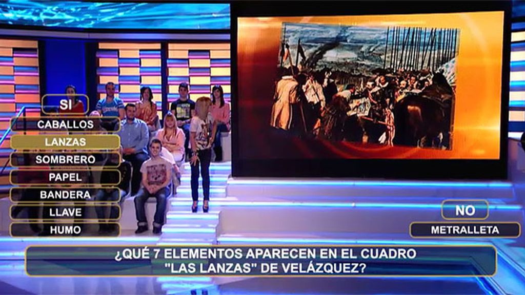 Luján, la azafata perfecta para ‘Las Lanzas’ de Velázquez