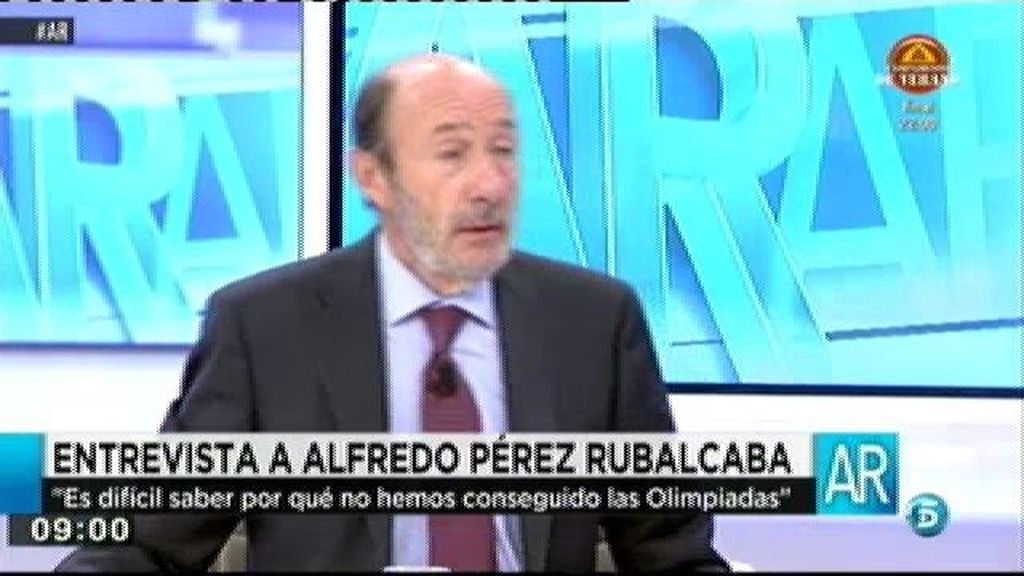 Rubalcaba: "Me pensaría dos veces si presentarnos a Madrid 2024"