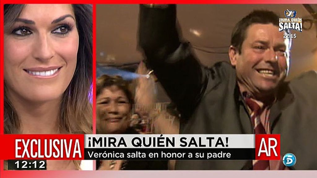 Verónica Hidalgo: "Todo se lo dedico a mi padre que sé que me está viendo desde ahí arriba"