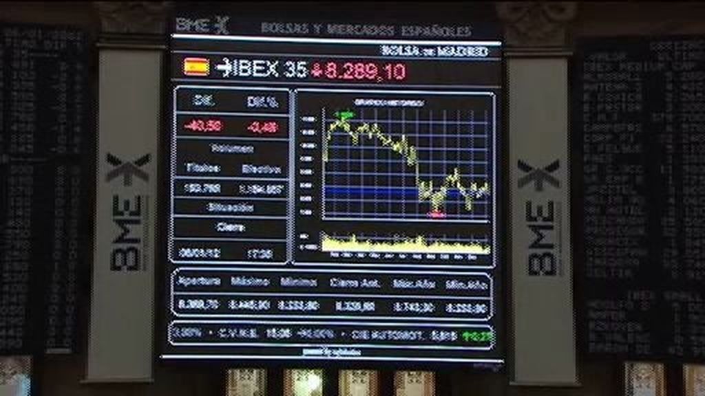 El Ibex cae un 3% la primera semana del 2012