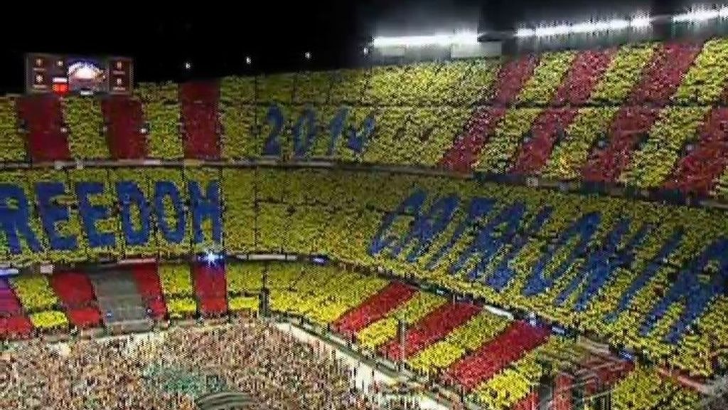 El 'Concert per la Llibertat' llena el Camp Nou