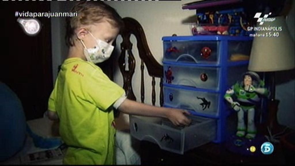 Juan Mari, un niño de cinco años, necesita un trasplante de hígado urgente