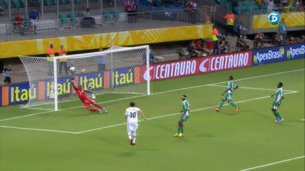 Gol: Nigeria 1-2 Uruguay (Min. 51)