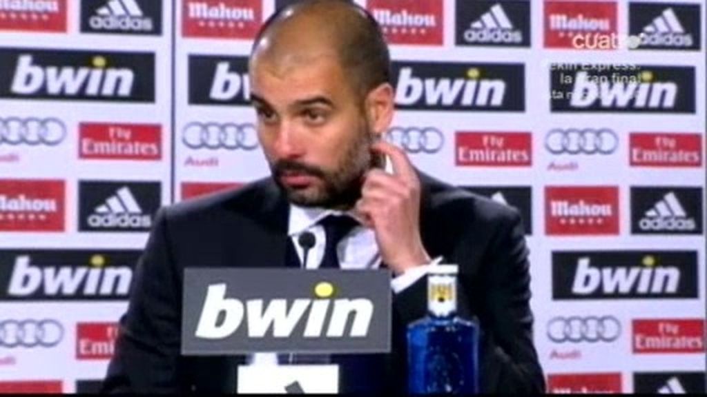Guardiola en rueda de prensa