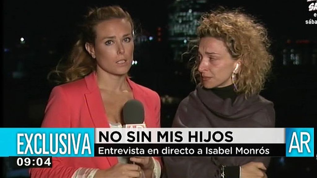 Isabel Monrós: "Mi exmarido dice que vivamos aquí, que él se hará cargo de todas las facturas"