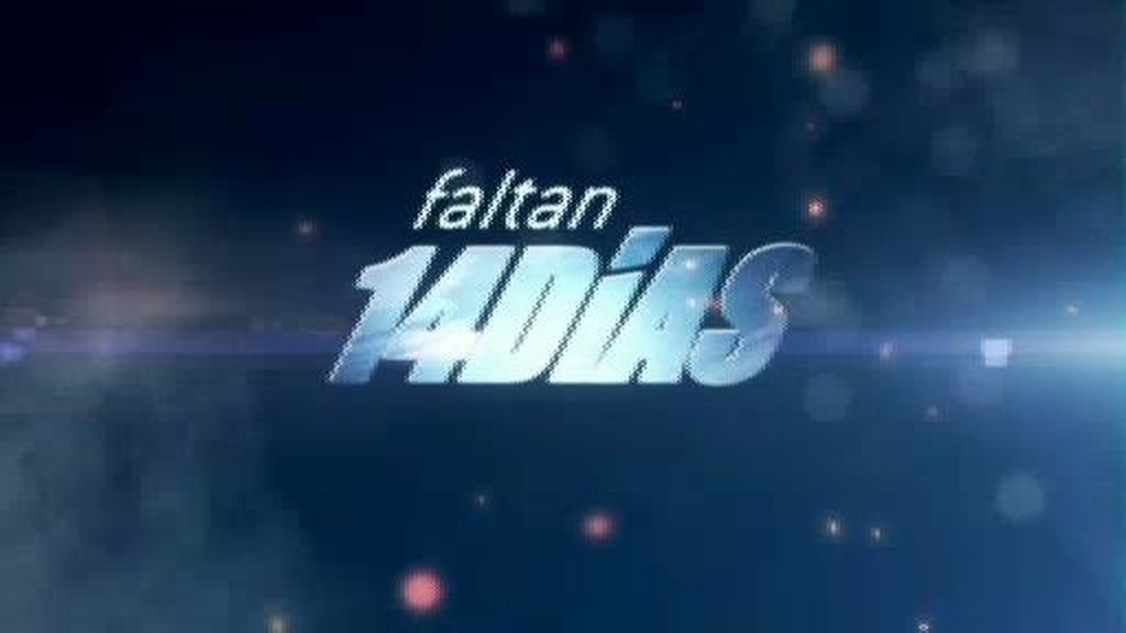 Quedan 14 días para que empiece el espectáculo