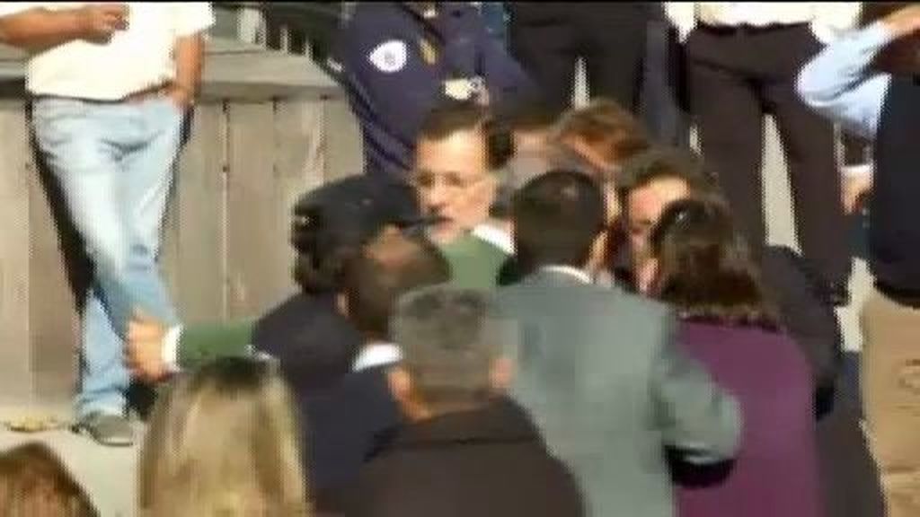 Rajoy, zarandeado y abucheado en A Coruña