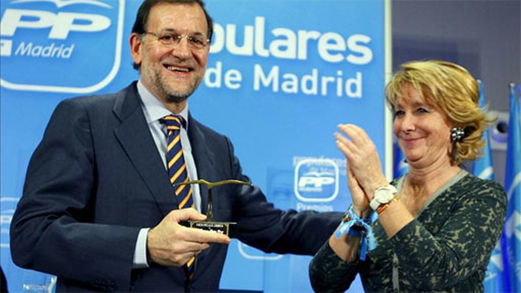 Aguirre elogia a Rajoy
