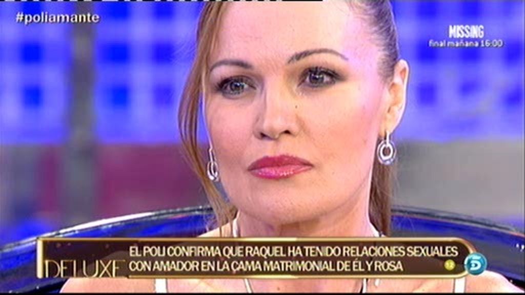 El 'polideluxe' confirma que Raquel Moragues tuvo sexo con Amador en la cama de Rosa