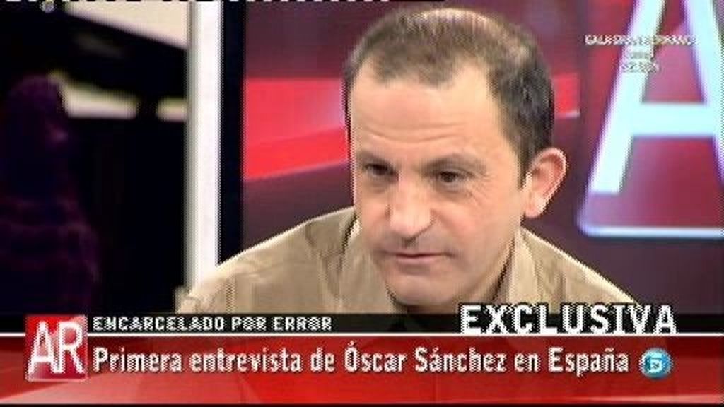 Óscar Sánchez: "Temía que el proceso se alargara"