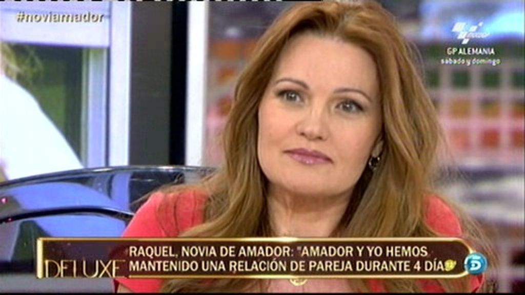 Raquel Moragues: "Cuando Amador vio a Rosa Benito en Sálvame, se derrumbó"