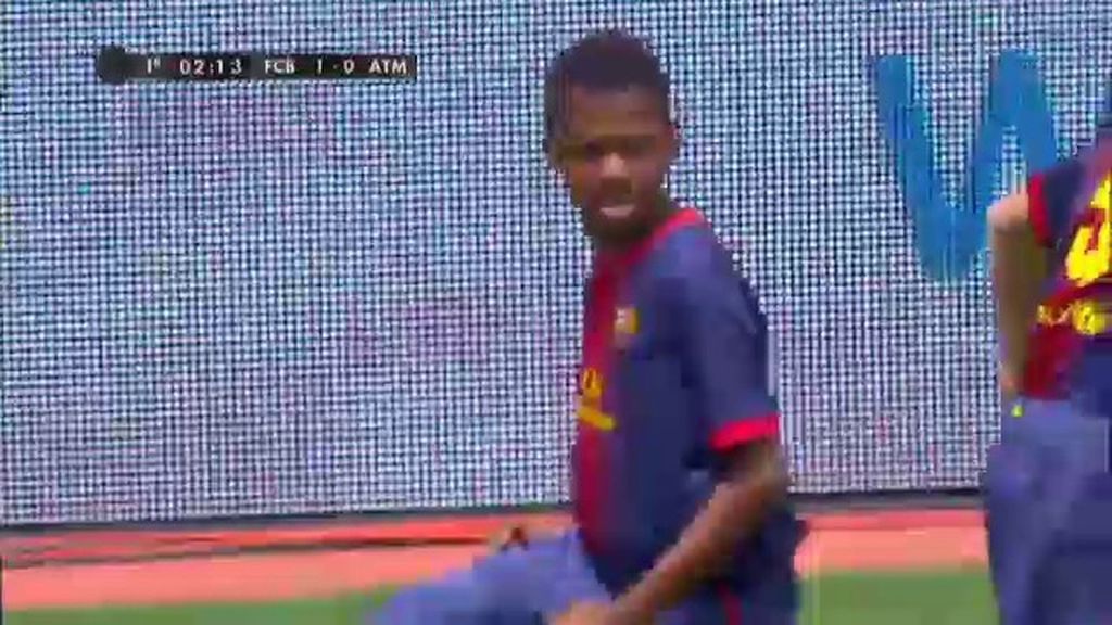 Gol: Barcelona 1-0 At.Madrid (min.2)