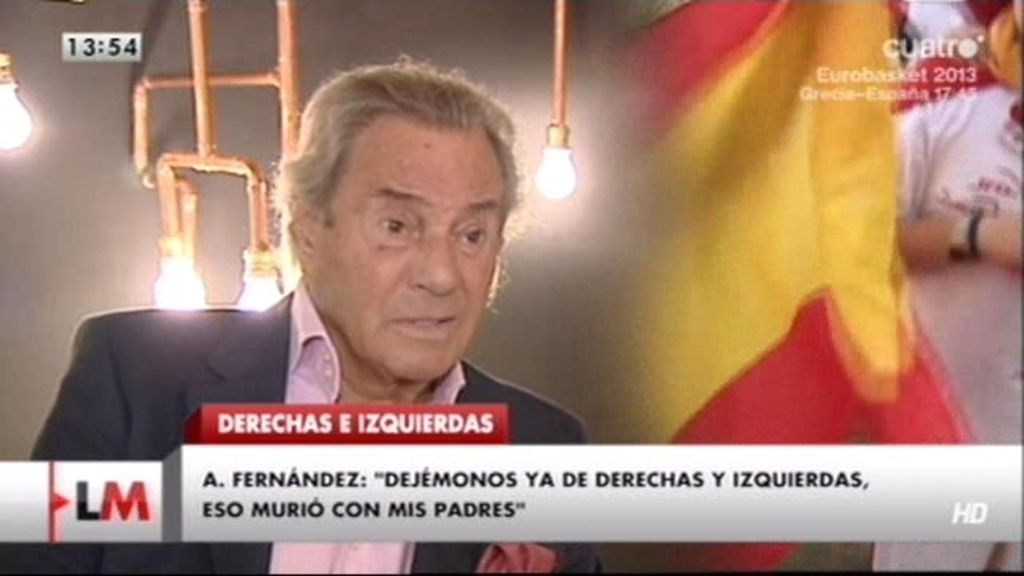 Arturo Fernandez: “España siempre ha sido corrupta”