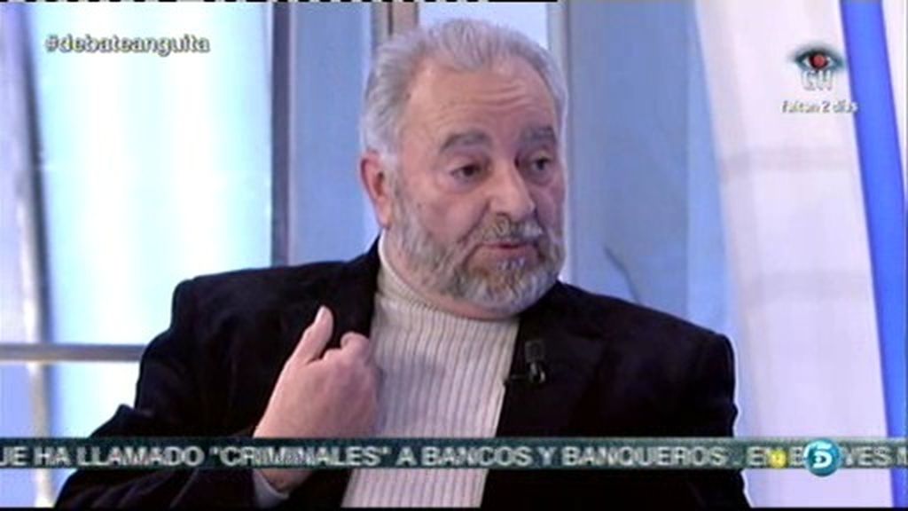 Julio Anguita: "No me interesa el culebrón Luis Bárcenas"