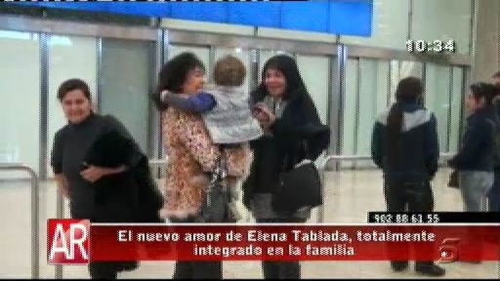 El novio de Elena Tablada, totalmente integrado en la familia