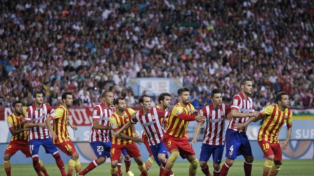El Barça y el Atlético de Madrid empatan en el partido de ida de la Supercopa