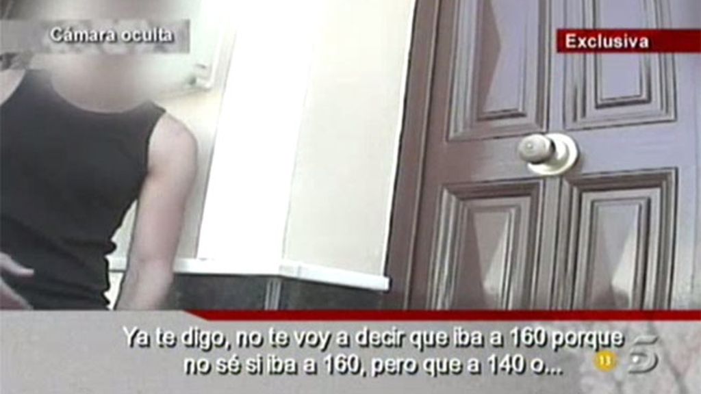 Así conducía Ortega aquella noche