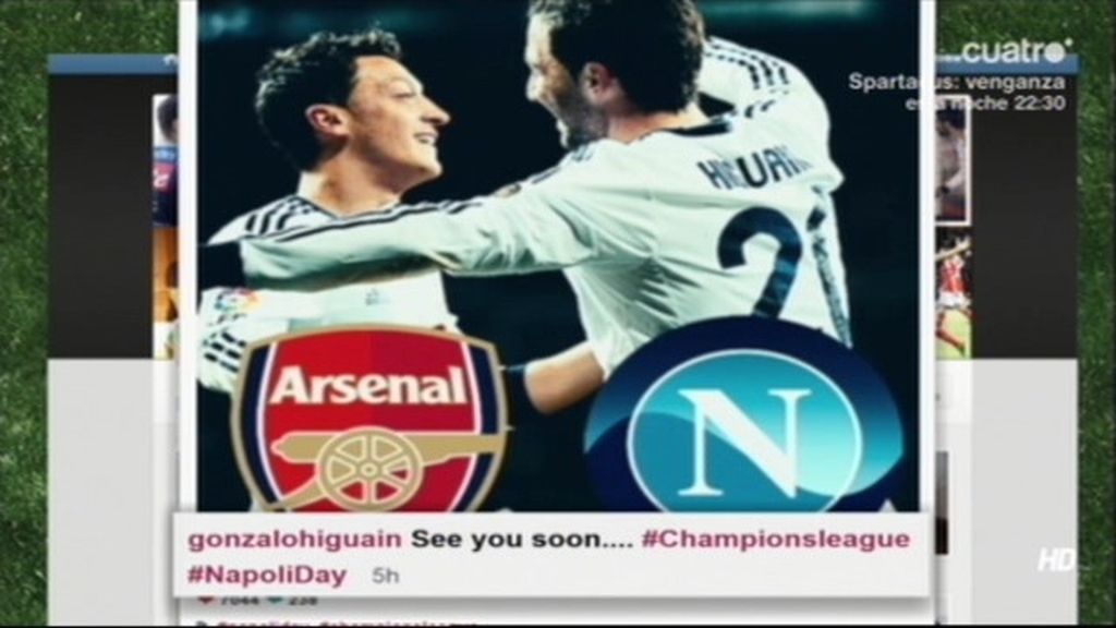 El Bernabéu echa de menos a Higuaín y Özil