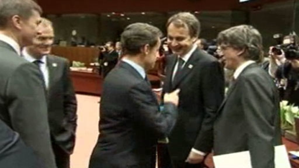 Zapatero, en la cumbre de Bruselas