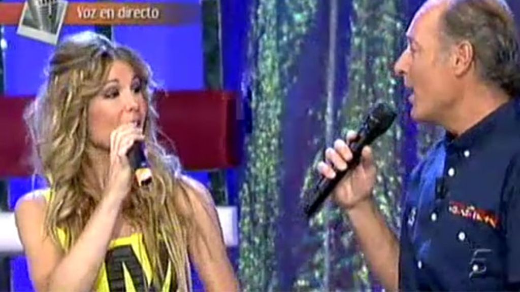 Soto canta con los chicos
