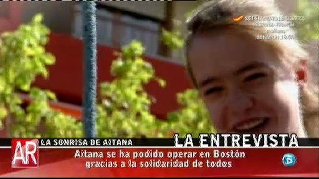 Aitana ha regresado a España tras someterse a una segunda operación en Boston